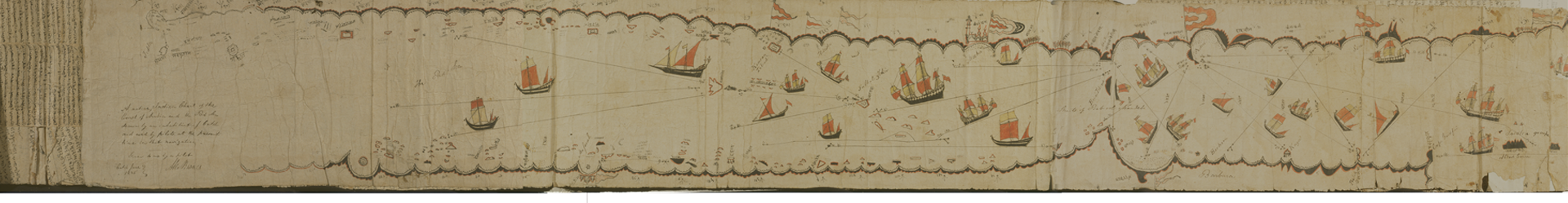 Chart of the red sea